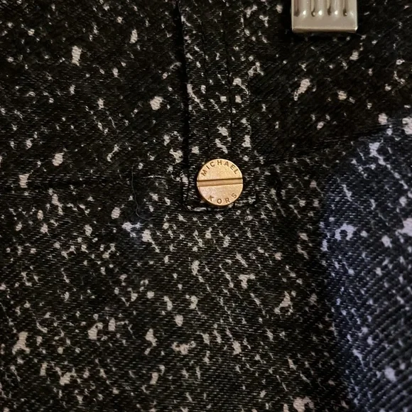 Michael Kors medium blackish grey with white speckles stretchy pants - Picture 3 of 6